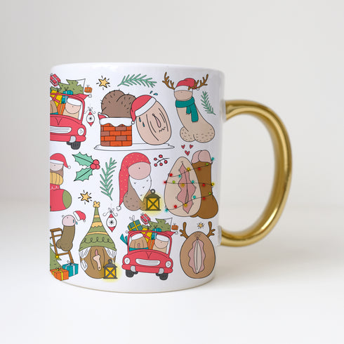 Personalised Couples Christmas Mug